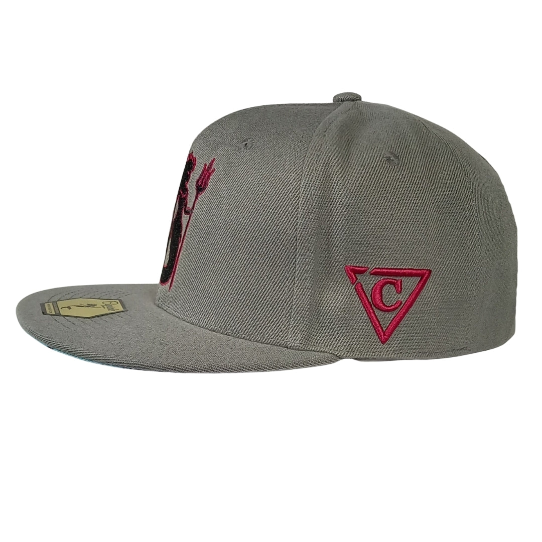 Evil Mermaid Snapback - Grey