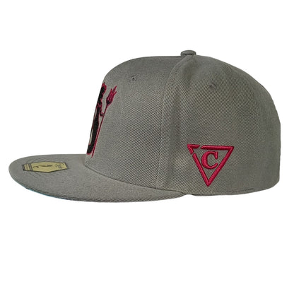 Evil Mermaid Snapback - Grey