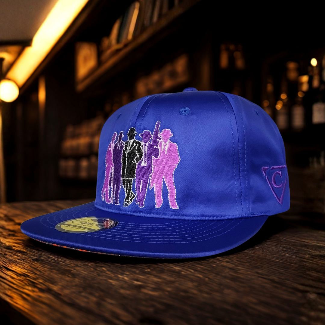 Heredero del código Snapback n.º 5 - Satén azul