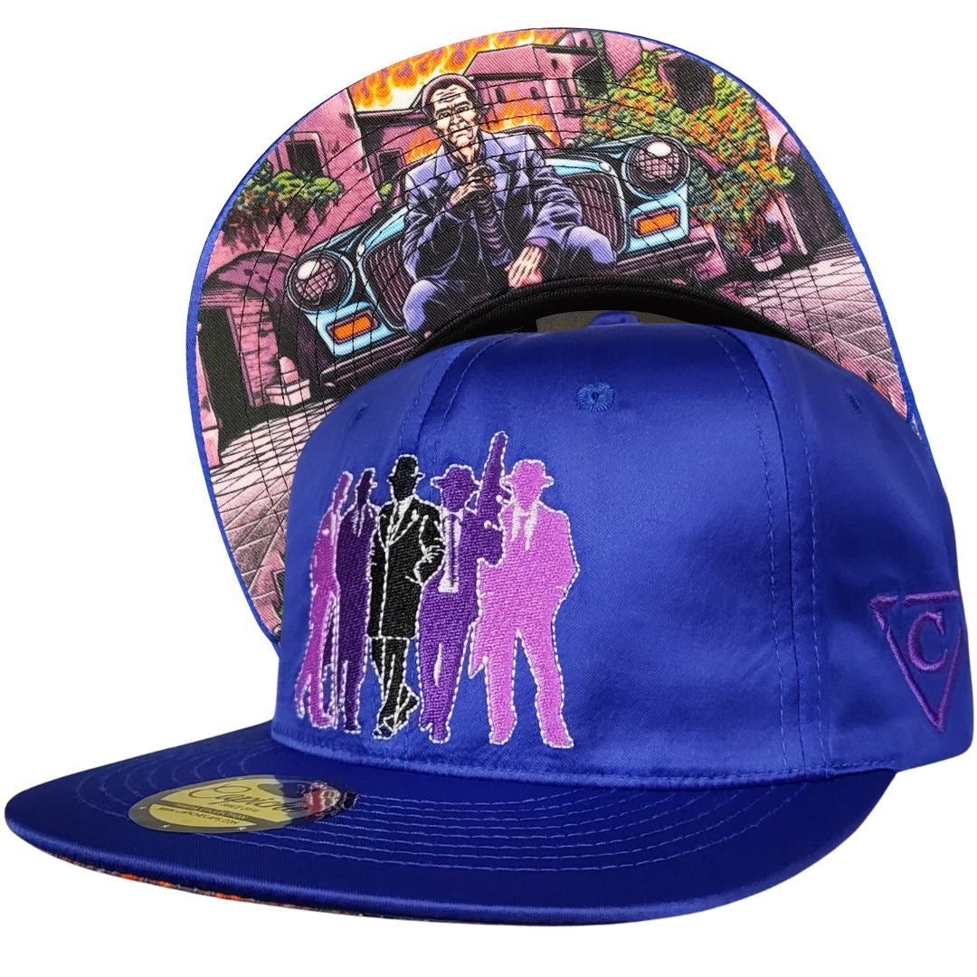 Heredero del código Snapback n.º 5 - Satén azul