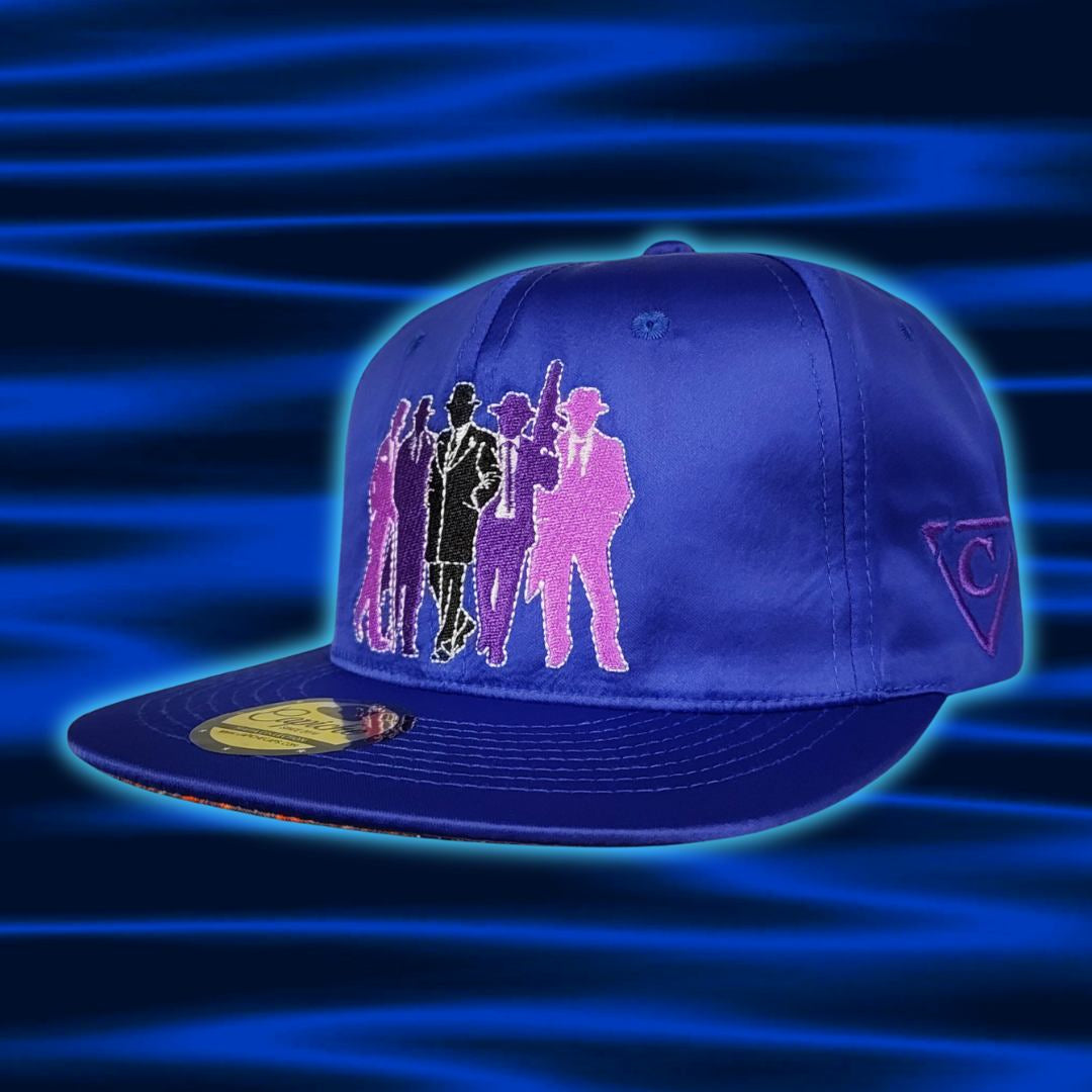 Heredero del código Snapback n.º 5 - Satén azul