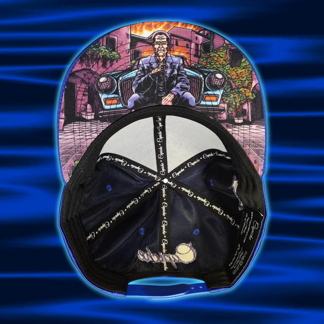 Heredero del código Snapback n.º 5 - Satén azul