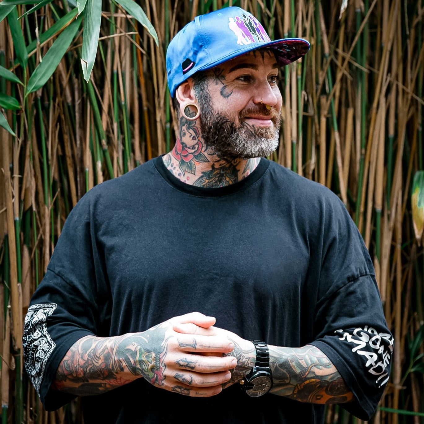 Heredero del código Snapback n.º 5 - Satén azul