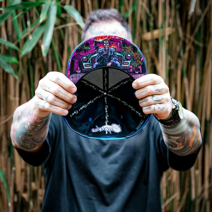 Heredero del código Snapback n.º 5 - Satén azul