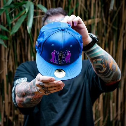 Heredero del código Snapback n.º 5 - Satén azul