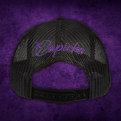 Hydra Trucker Cap - Black/Purple