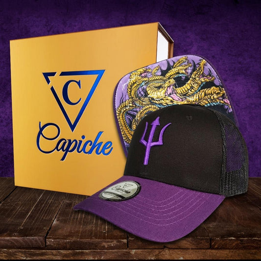 [JAN 30] Hydra Trucker Cap - Black/Purple