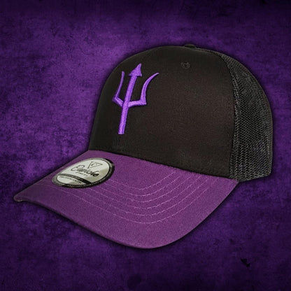 Hydra Trucker Cap - Black/Purple