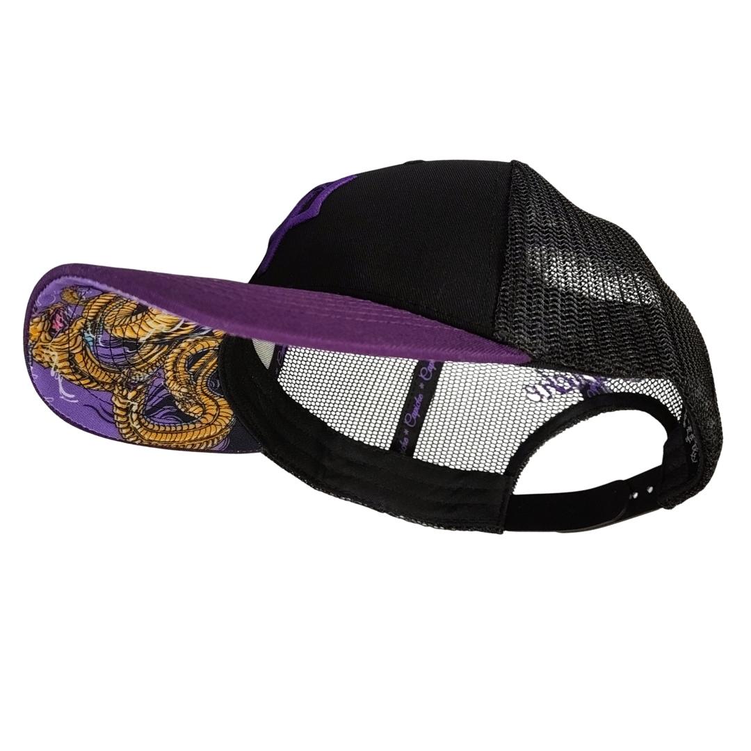 Hydra Trucker Cap - Black/Purple