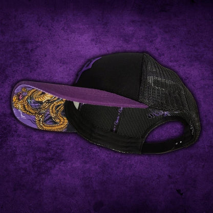 Hydra Trucker Cap - Black/Purple