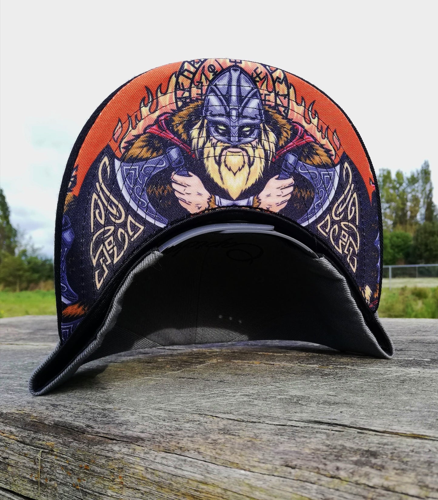 The Viking Snapback - Grau/Schwarz