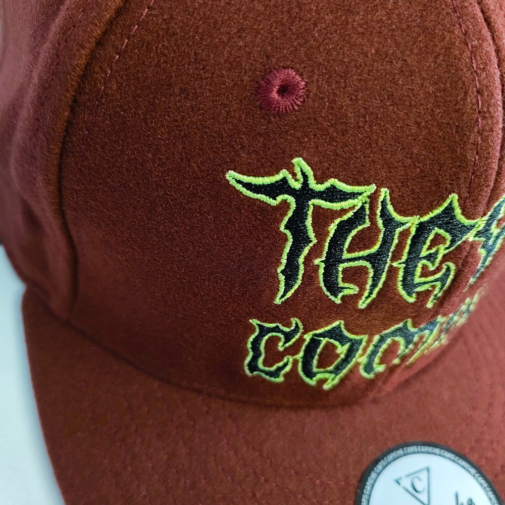 They're Coming Snapback - Rust Red Felt Fabric
