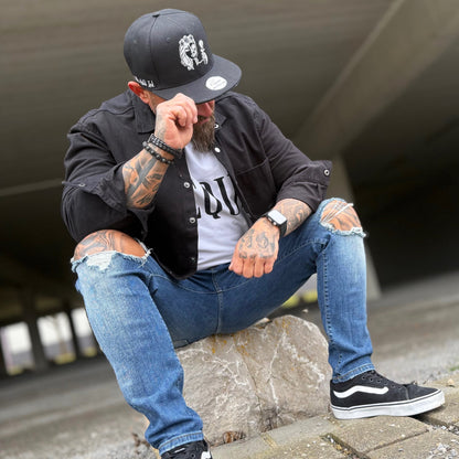 LIMITED EDITION Olli_Holli_Ink x Capiche La Catrina Snapback - Black