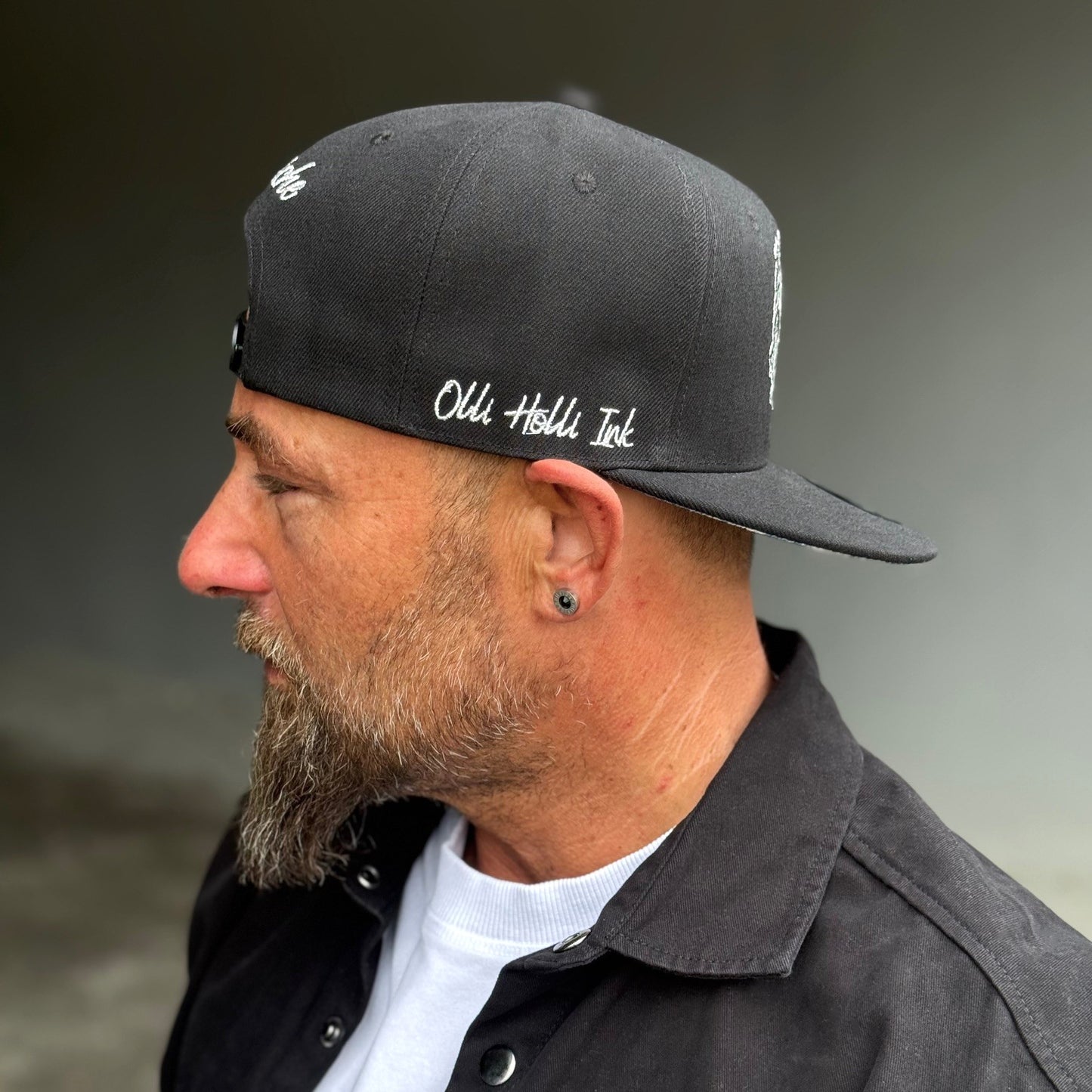 LIMITED EDITION Olli_Holli_Ink x Capiche La Catrina Snapback - Black