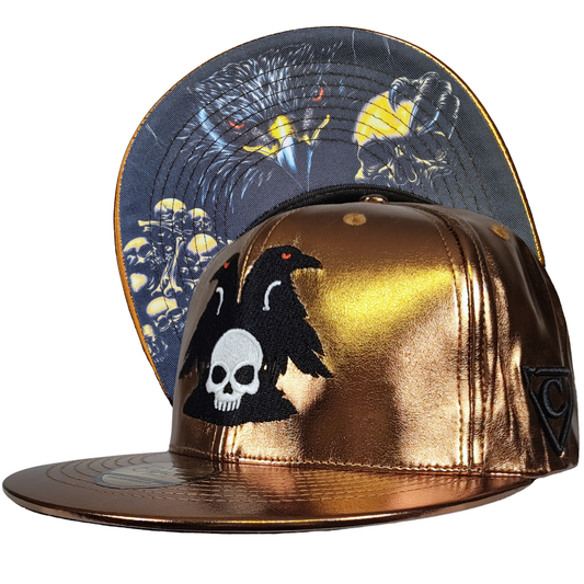 [Oct 16] LIMITED EDITION Bone Collector Snapback - Brown Crackling Metallic