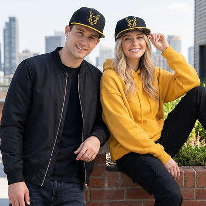 LIMITED EDITION Creepy Easter Snapback - Zwart/Geel