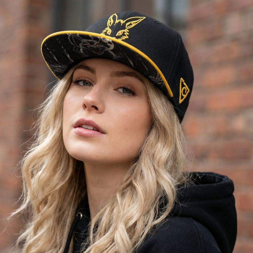 LIMITED EDITION Creepy Easter Snapback - Zwart/Geel