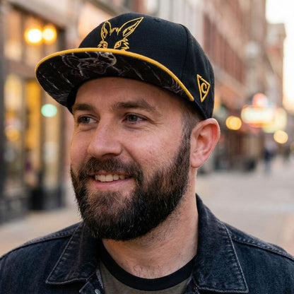 LIMITED EDITION Creepy Easter Snapback - Zwart/Geel