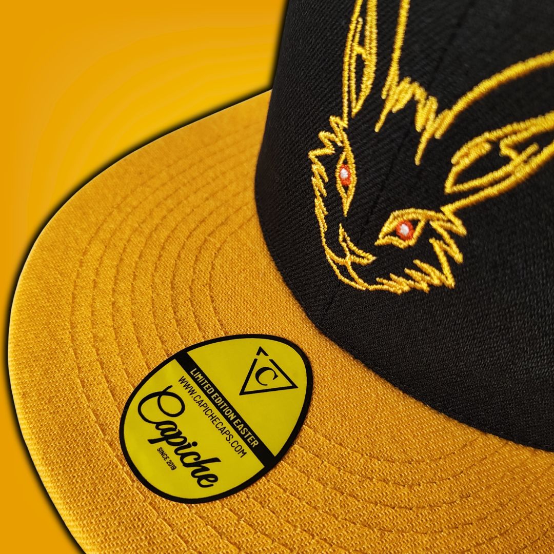 LIMITED EDITION Creepy Easter Snapback - Zwart/Geel