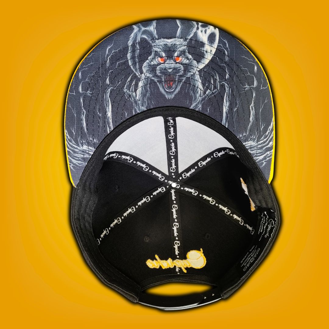 LIMITED EDITION Creepy Easter Snapback - Zwart/Geel