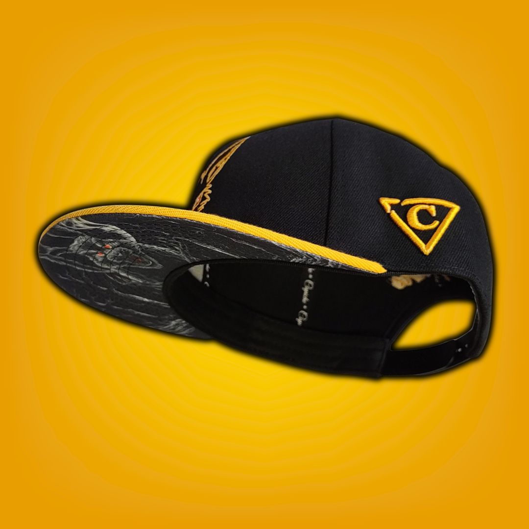 LIMITED EDITION Creepy Easter Snapback - Zwart/Geel