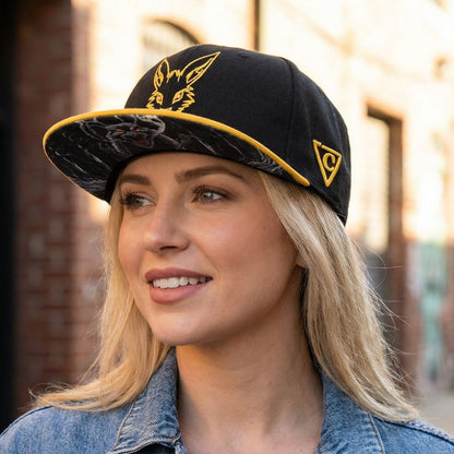 LIMITED EDITION Creepy Easter Snapback - Zwart/Geel