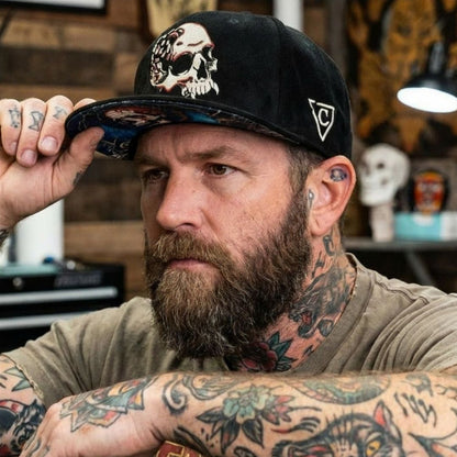 LIMITED EDITION Deadly Cave Snapback - Zwart suède