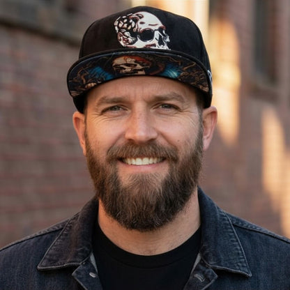 LIMITED EDITION Deadly Cave Snapback - Zwart suède
