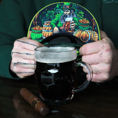 LIMITED EDITION St. Patricks Day Snapback - Green Faux Leather