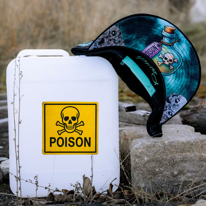 LIMITED EDITION Enno_Ink x Capiche Poison Snapback - Black Suede