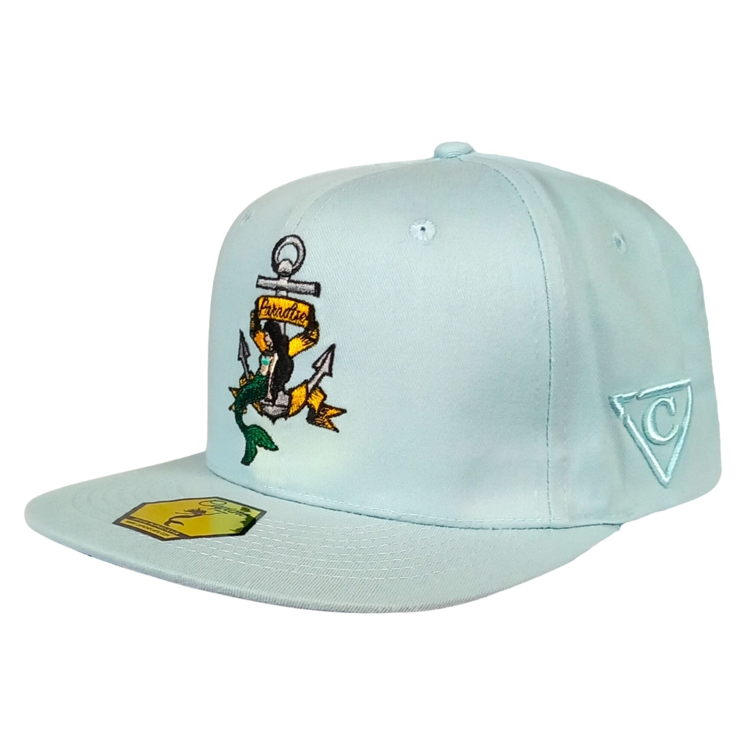 Mermaid Paradise Snapback - Pastel Blue