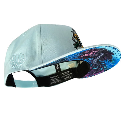 Mermaid Paradise Snapback - Pastel Blue