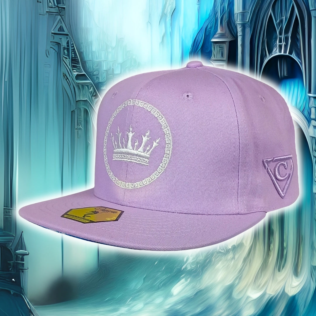 Gorra Snapback Mermaids Kingdom - Morado pastel