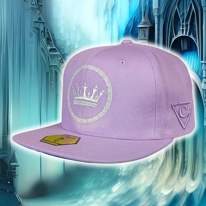 Gorra Snapback Mermaids Kingdom - Morado pastel