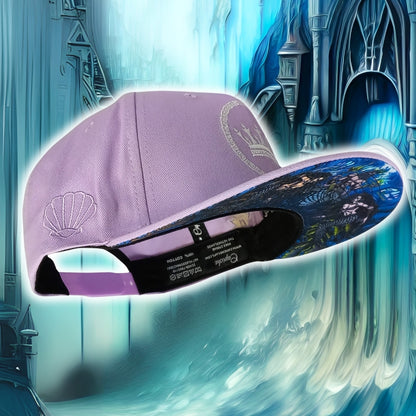 Gorra Snapback Mermaids Kingdom - Morado pastel