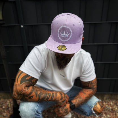Gorra Snapback Mermaids Kingdom - Morado pastel