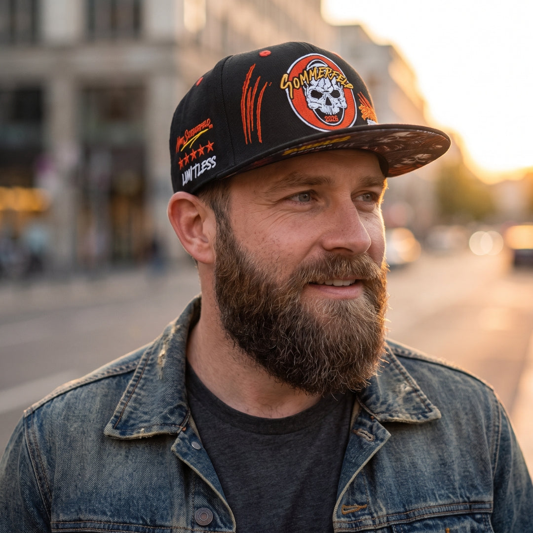 LIMITED EDITION Mike Sommerfeld 2.0 Snapback - Black/Red