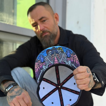 LIMITED EDITION My Forever Valentine Snapback - Midnight Blue/Red Hearts