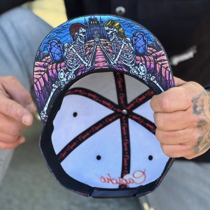 LIMITED EDITION My Forever Valentine Snapback - Midnight Blue/Red Hearts