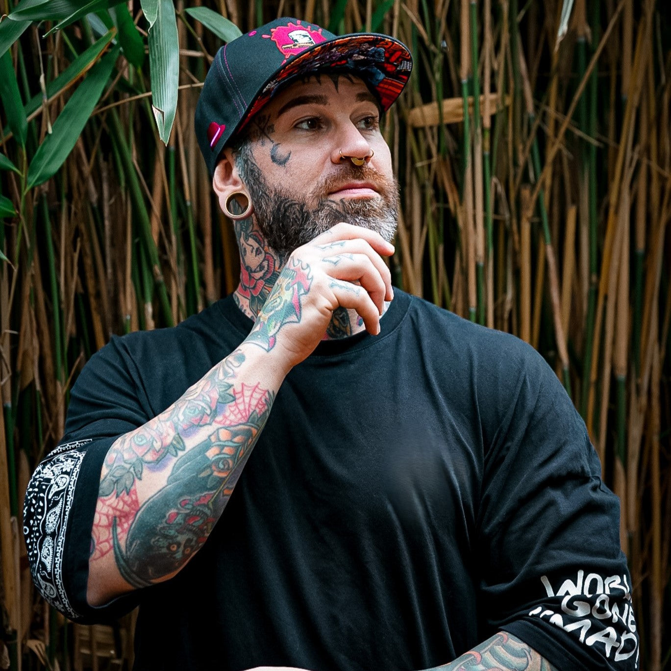 No Blood, No Trust Snapback No. 3 - Black