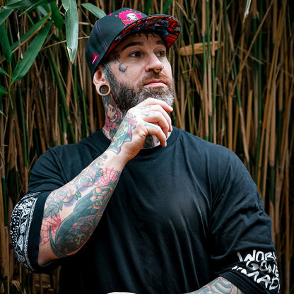 No Blood, No Trust Snapback No. 3 - Black