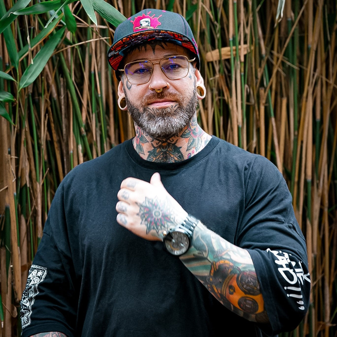 No Blood, No Trust Snapback No. 3 - Black