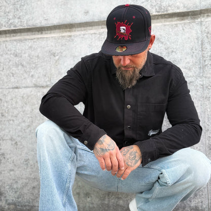 No Blood, No Trust Snapback No. 3 - Black