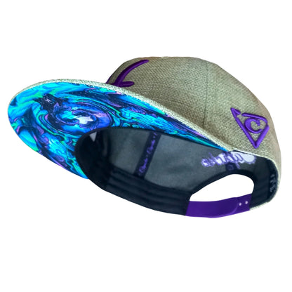 Pisces Snapback - Lichtgroen dik katoen