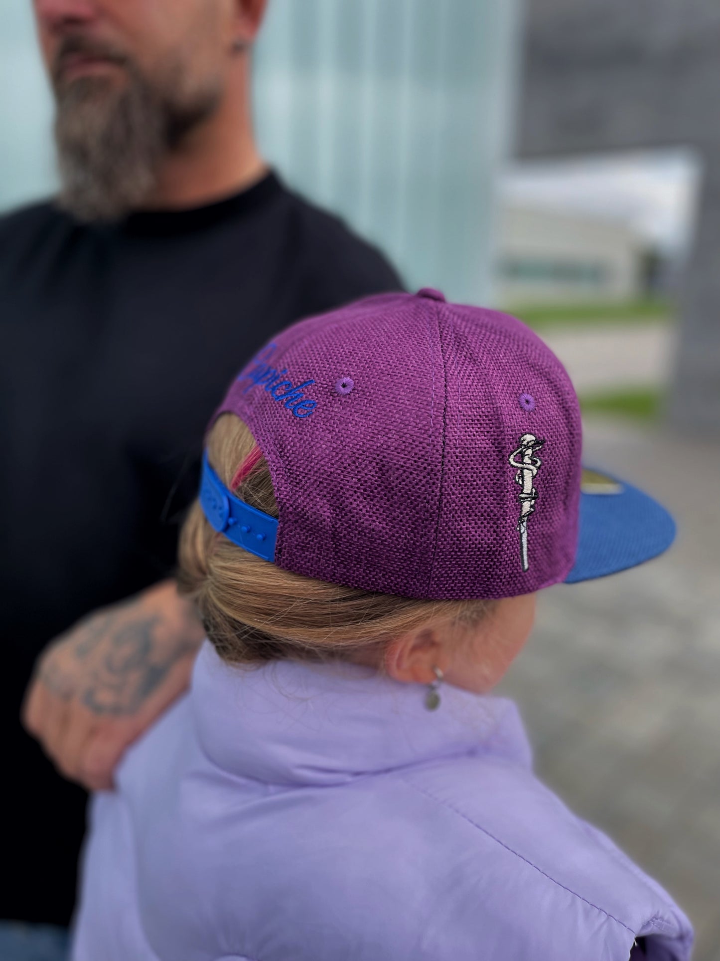 Purple Blue Thick Cotton Children's Snapback Harry Potter Inspired from Capiche Caps