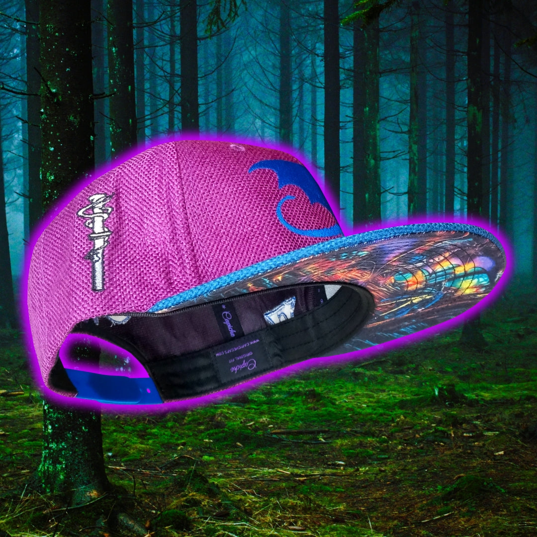 Purple Blue Thick Cotton Snapback Harry Potter Inspired from Capiche Caps