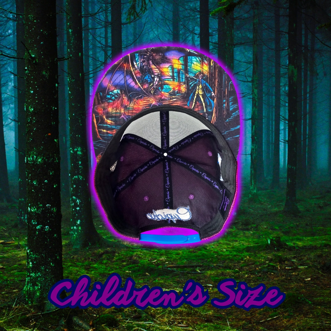 Purple Blue Thick Cotton Children's Snapback Harry Potter Inspired from Capiche Caps