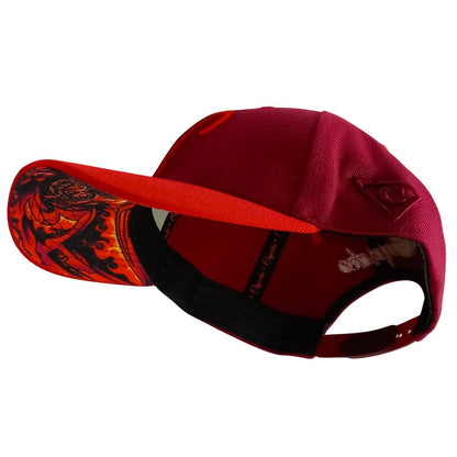 Aries Curved Cap - Red