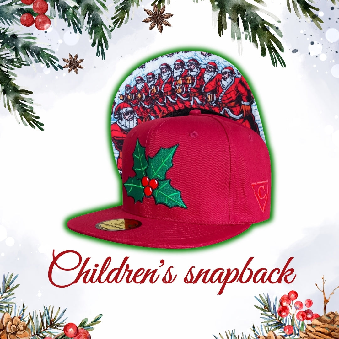 Limited Christmas Snapback Child Size from Capiche Caps