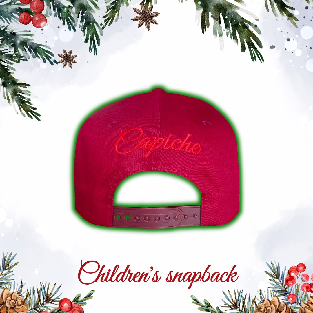 Limited Christmas Snapback Child Size from Capiche Caps